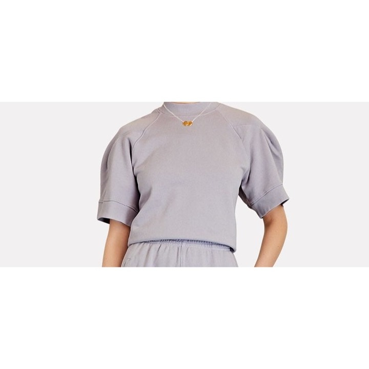 AGOLDE ROUND SHOULDER TERRY SWEATSHIRT SZ XS