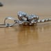Sterling Silver 925 Genuine Diamond ~0.5ct Dragonfly Pendant with 16 box chain