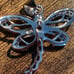Sterling Silver 925 Genuine Diamond ~0.5ct Dragonfly Pendant with 16 box chain