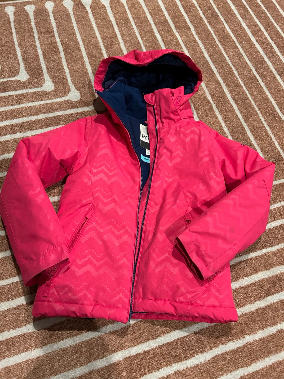 Roxy Kids dry flight 10k Snow Jacket Kids Size 10