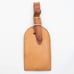 Authentic Louis Vuitton Vachetta Leather Luggage Tag O