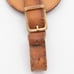 Authentic Louis Vuitton Vachetta Leather Luggage Tag O