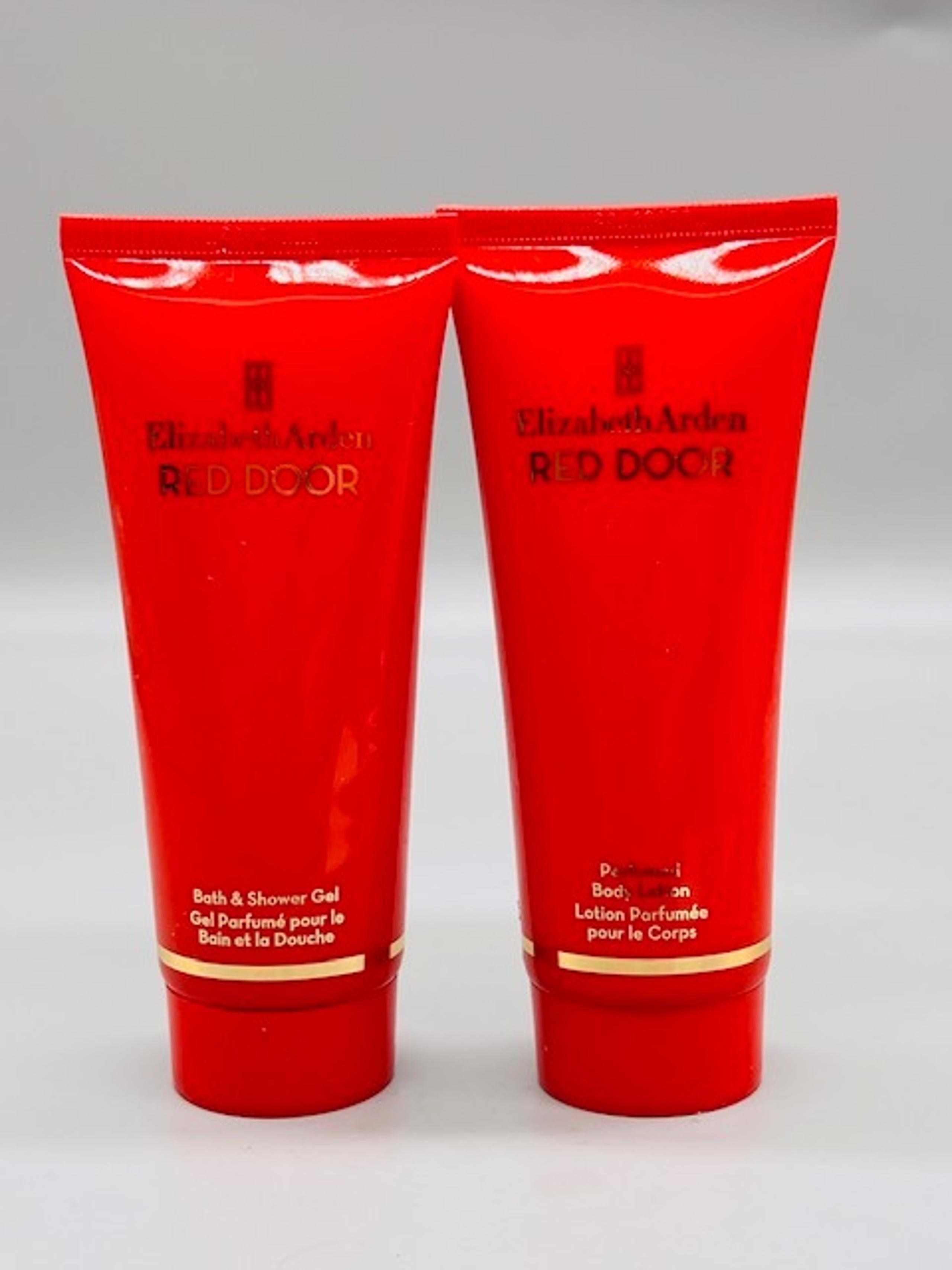 Elizabeth Arden RED DOOR 3.3oz shower gel and body lotion