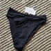 Nwt l*space nancy lee black high waist front tie bottom bitsy