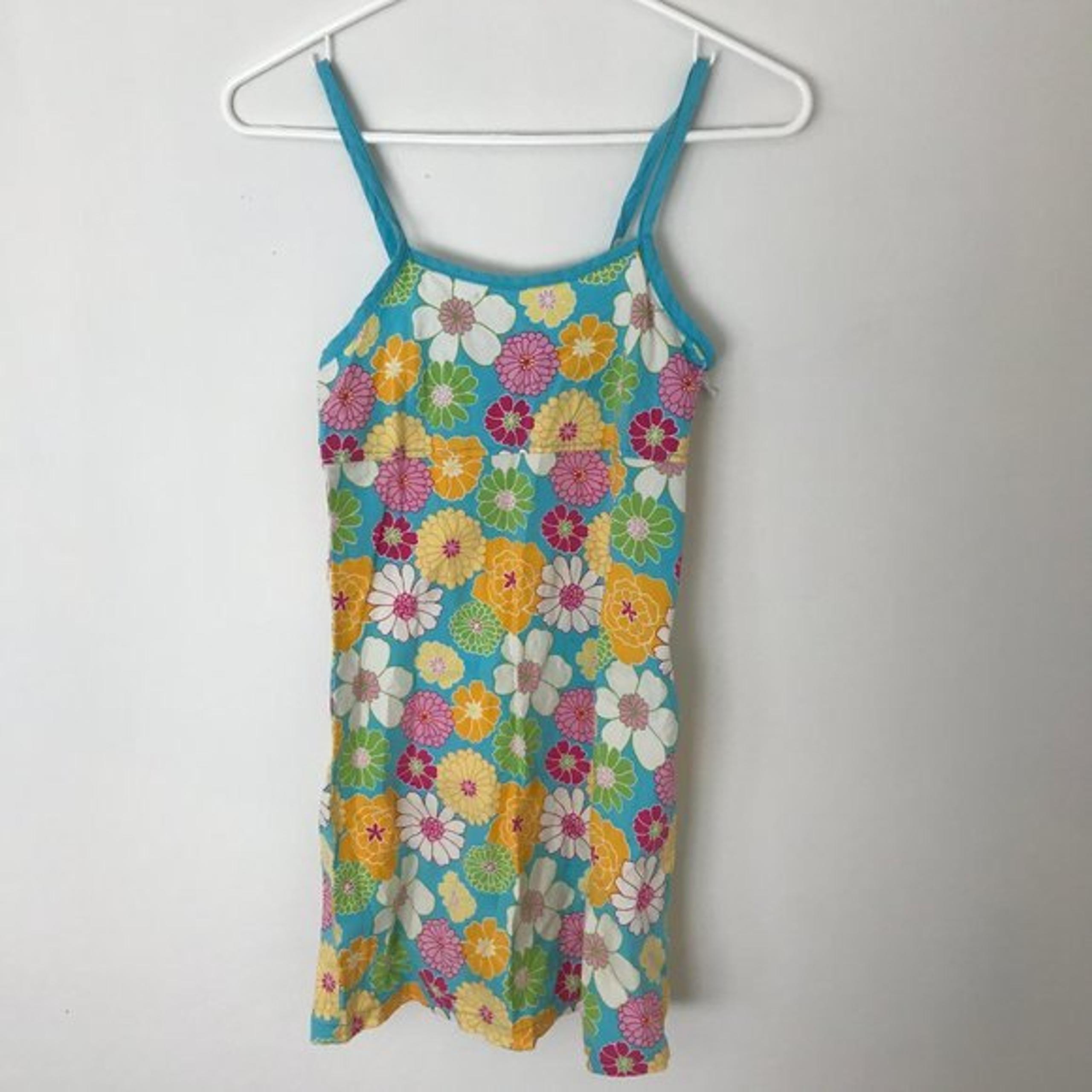 Arizona Jean Sleeveless Floral Dress Girl's Size 10