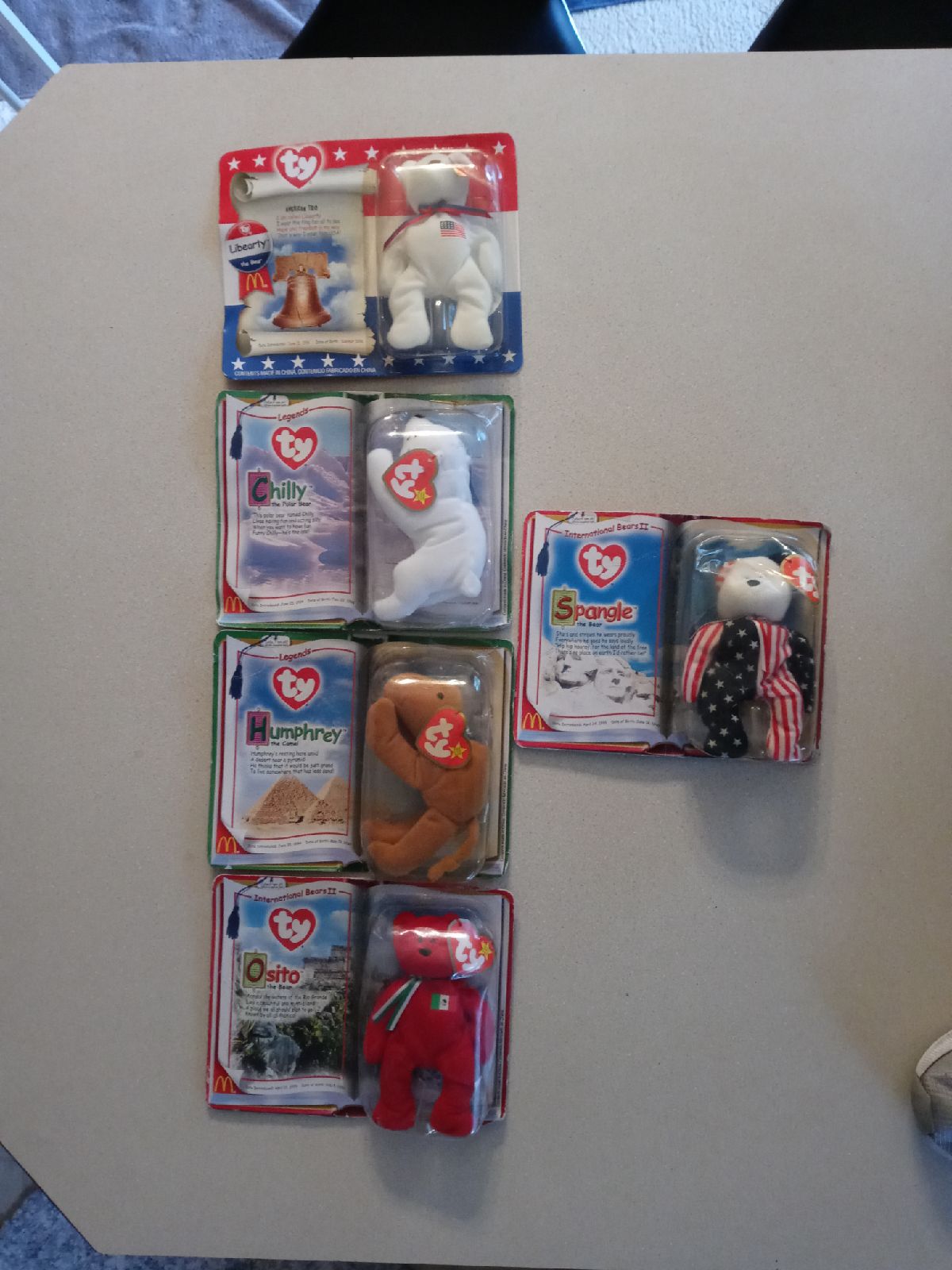 Ty Beanie Bears