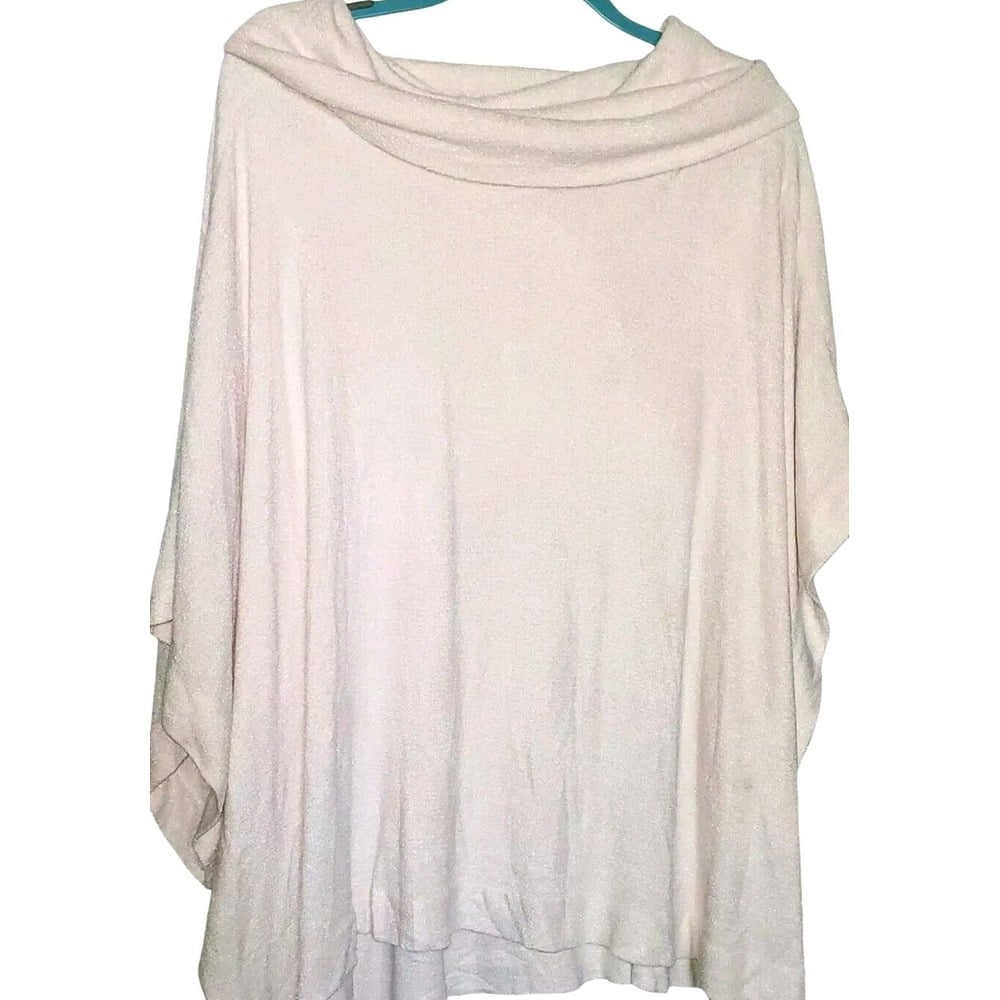 New UNISEX BareFoot Dreams The Cozy Chic Cowl Slouch Lounge Ultra Poncho Size 2x