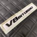 Gloss Black V8 BITURBO Fit Mercedes Rear Trunk Emblems Logo Badge Letter Number