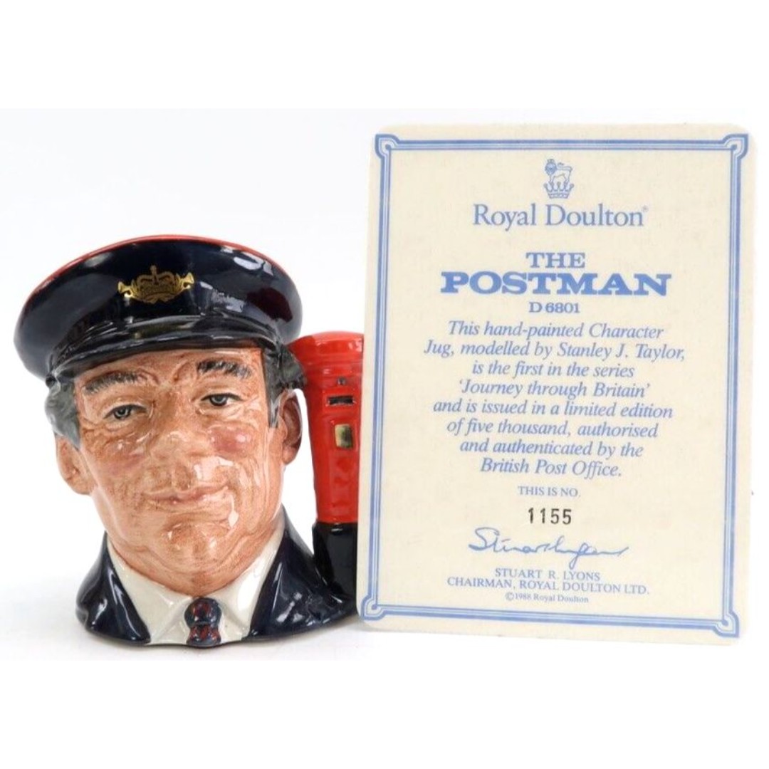 Royal Doulton The Postman Limited Edition 4 Mail Man Character Jug D6801