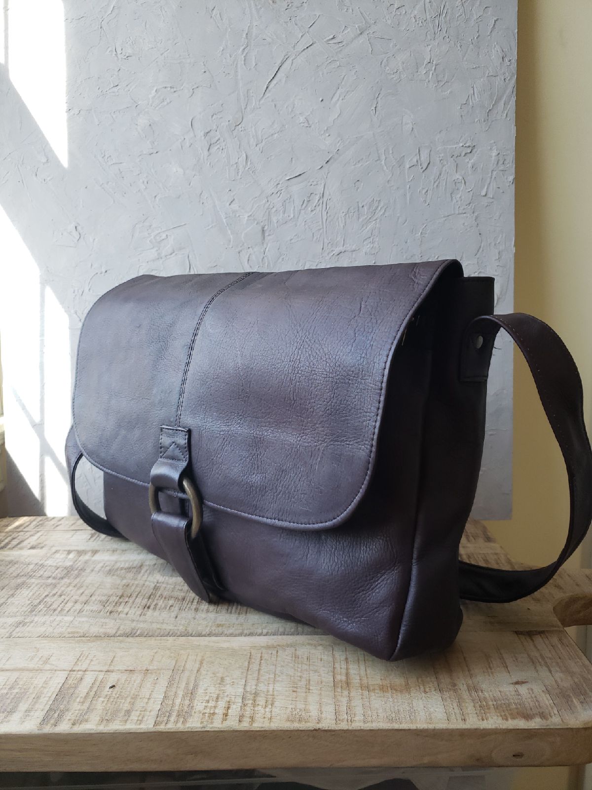David King Leather laptop bag