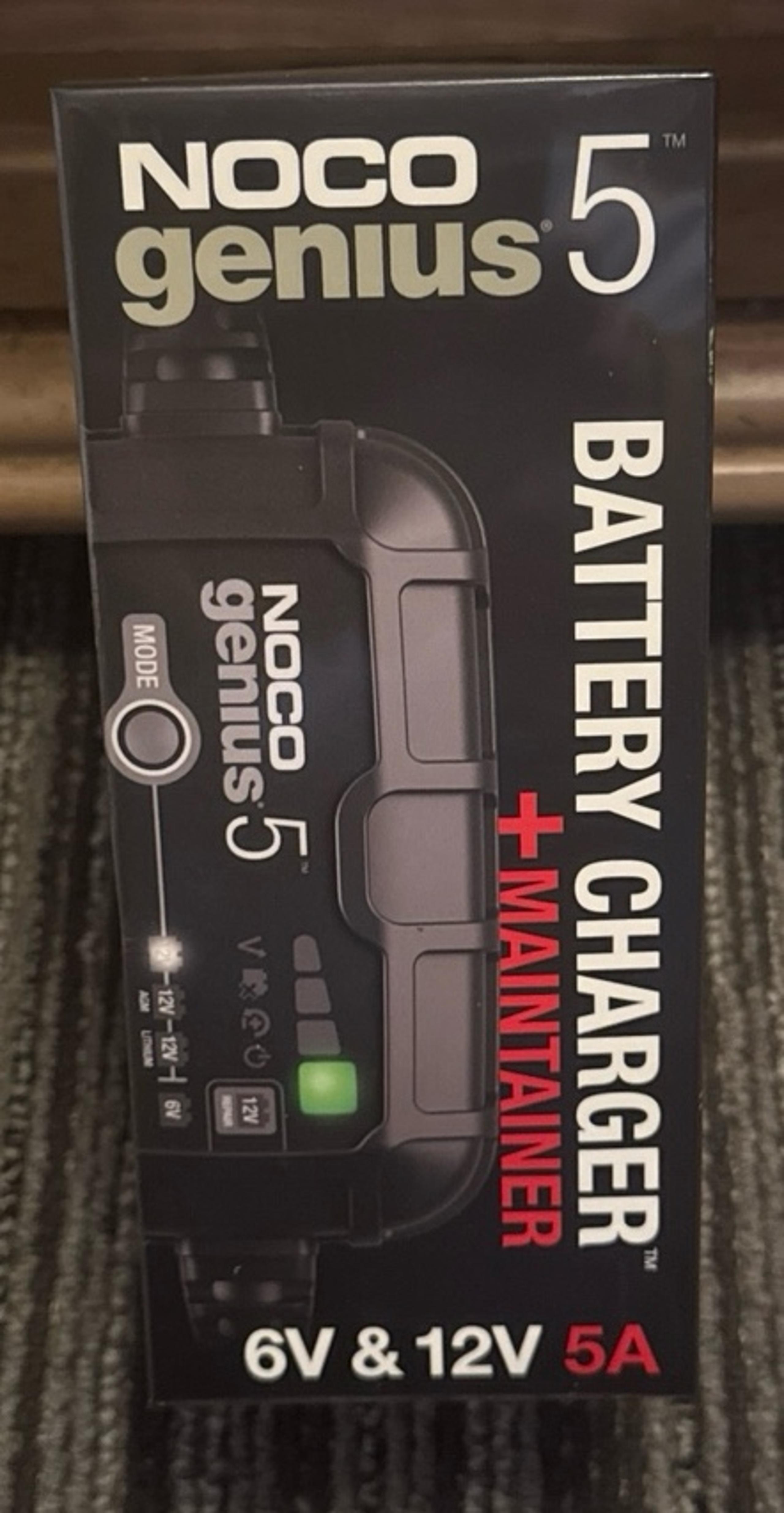 NOCO Genius 5 6V & 12V 5A Battery Charger + Maintainer.