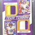 Justin Jefferson Kirk cousins dual two color absolute patch card /49
