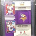 Justin Jefferson Kirk cousins dual two color absolute patch card /49