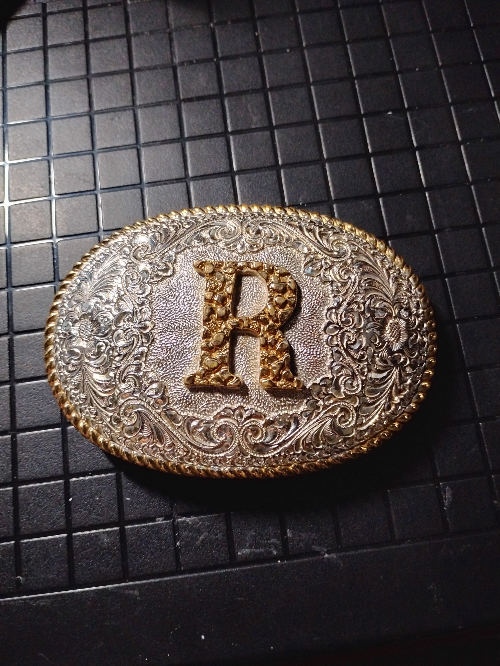 Good and Silver Crumrine Belt Buckle