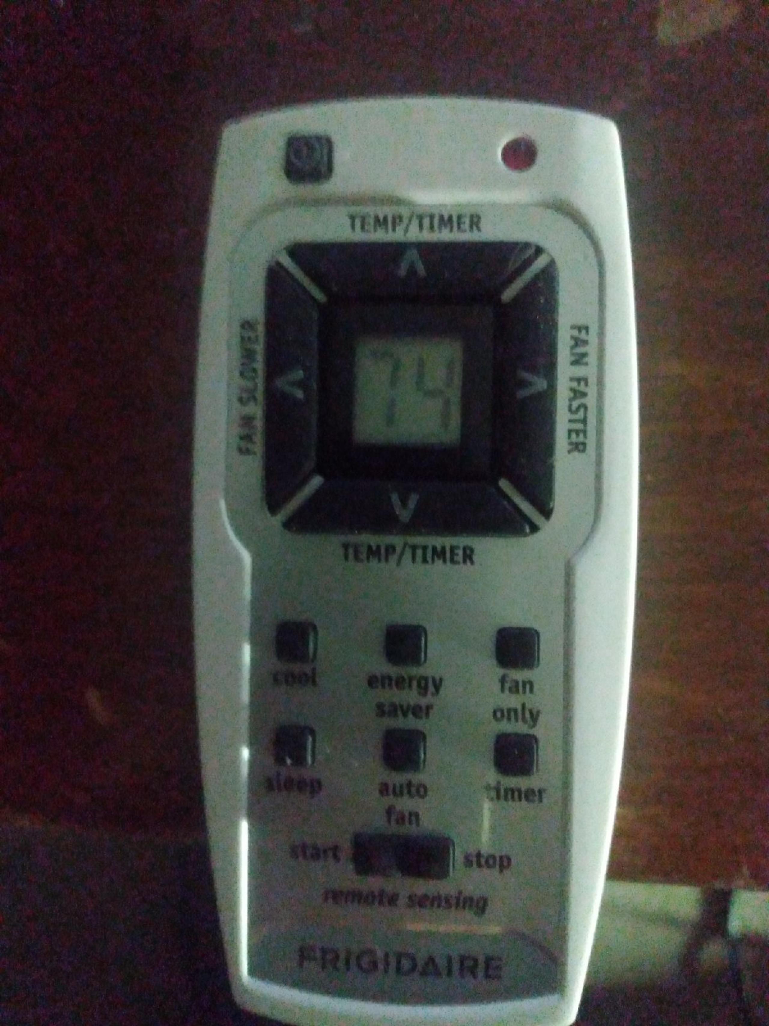 Frigidaire AC Air Conditioner Remote Con