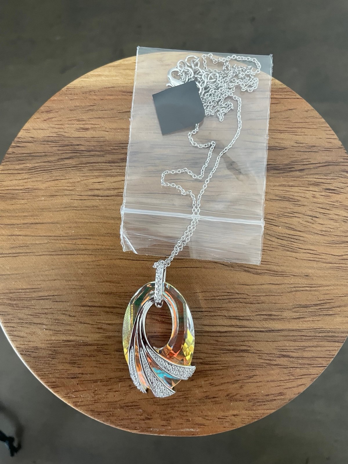 The Shimmering Sea Crystal Pendant