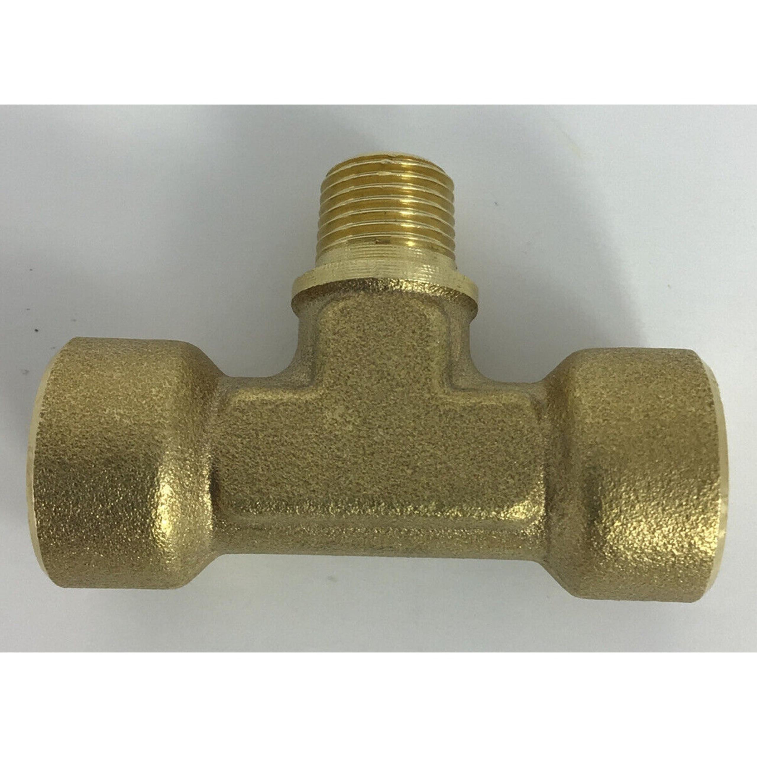 Parker 0158 10 10 BSPT and BSPP Stud Branch Tee Brass R1/8 and G1/8 lot of 18