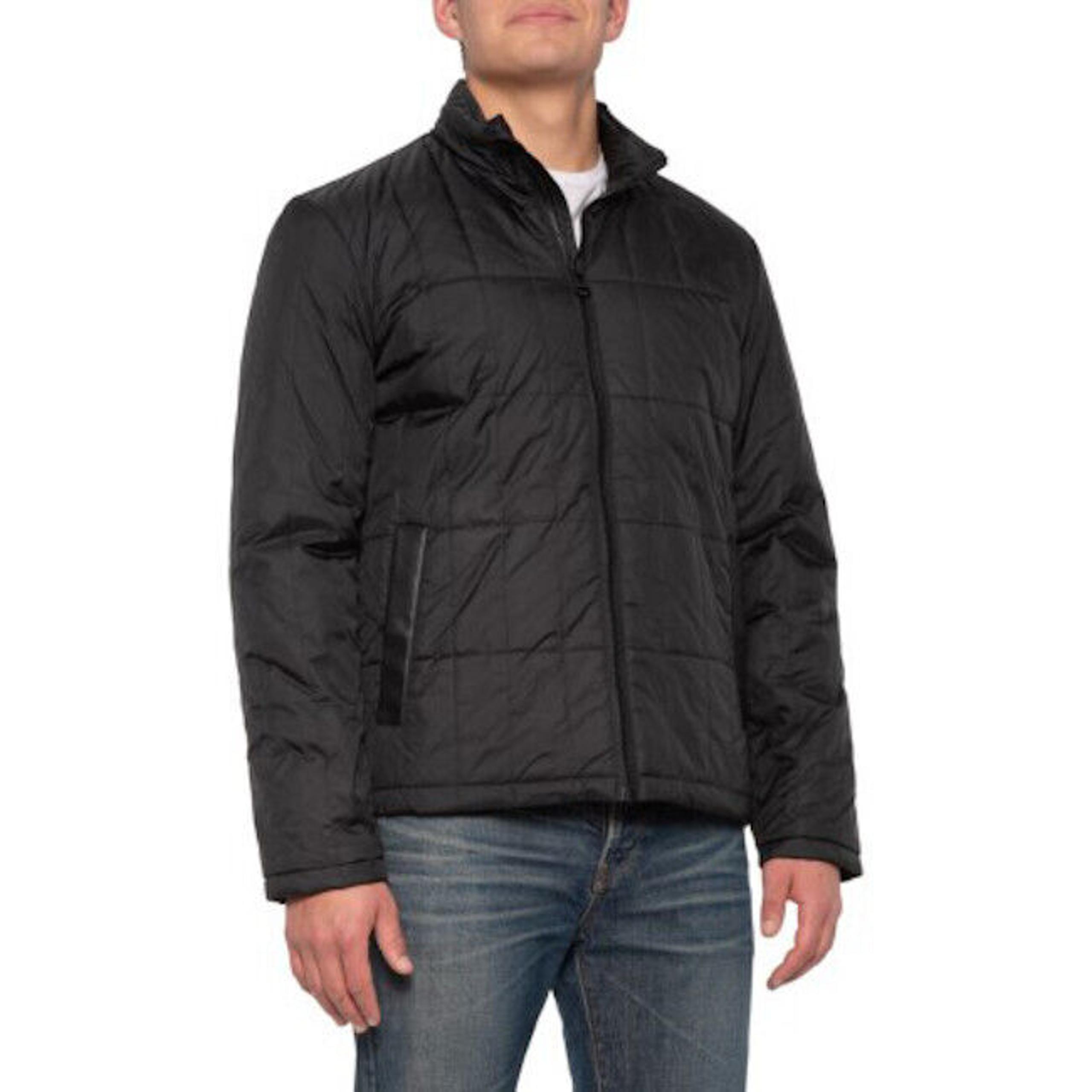 Cole Haan Grid Quilted Men's Jacket Insulated Nylon Puffer Winter Jacket Size M