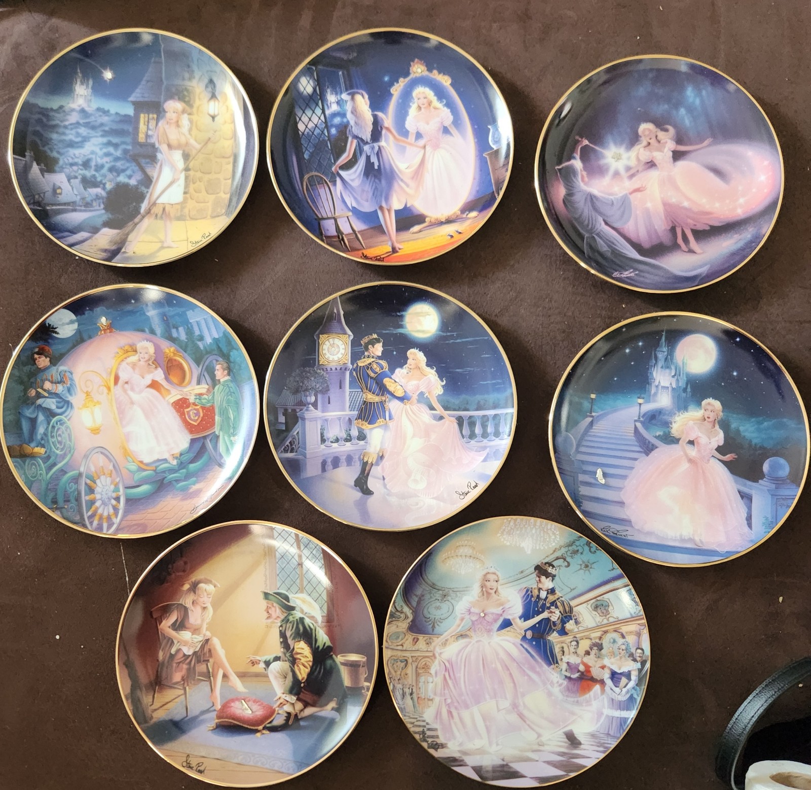 The Franklin Mint Cinderella Collector Plates