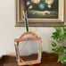 Vintage Spalding Pancho Gonzales tennis racket with original wooden press