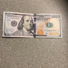 2017 A 100 Dollar Bill Star Note Rare