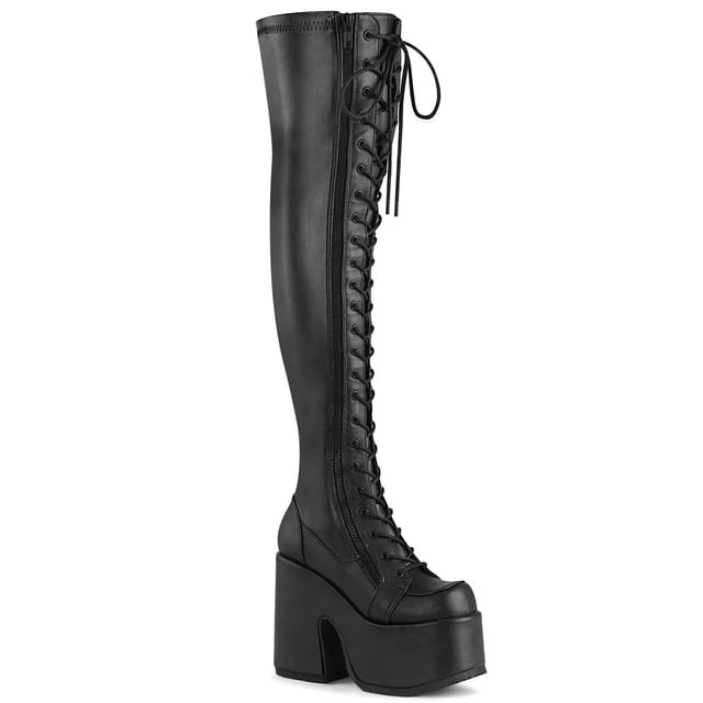 Camel-300 - Black Str Vegan Leather