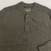 Eddie Bauer Men's Heavy Knit Henley Sweater Dark Green Size Large Ribbed Neck