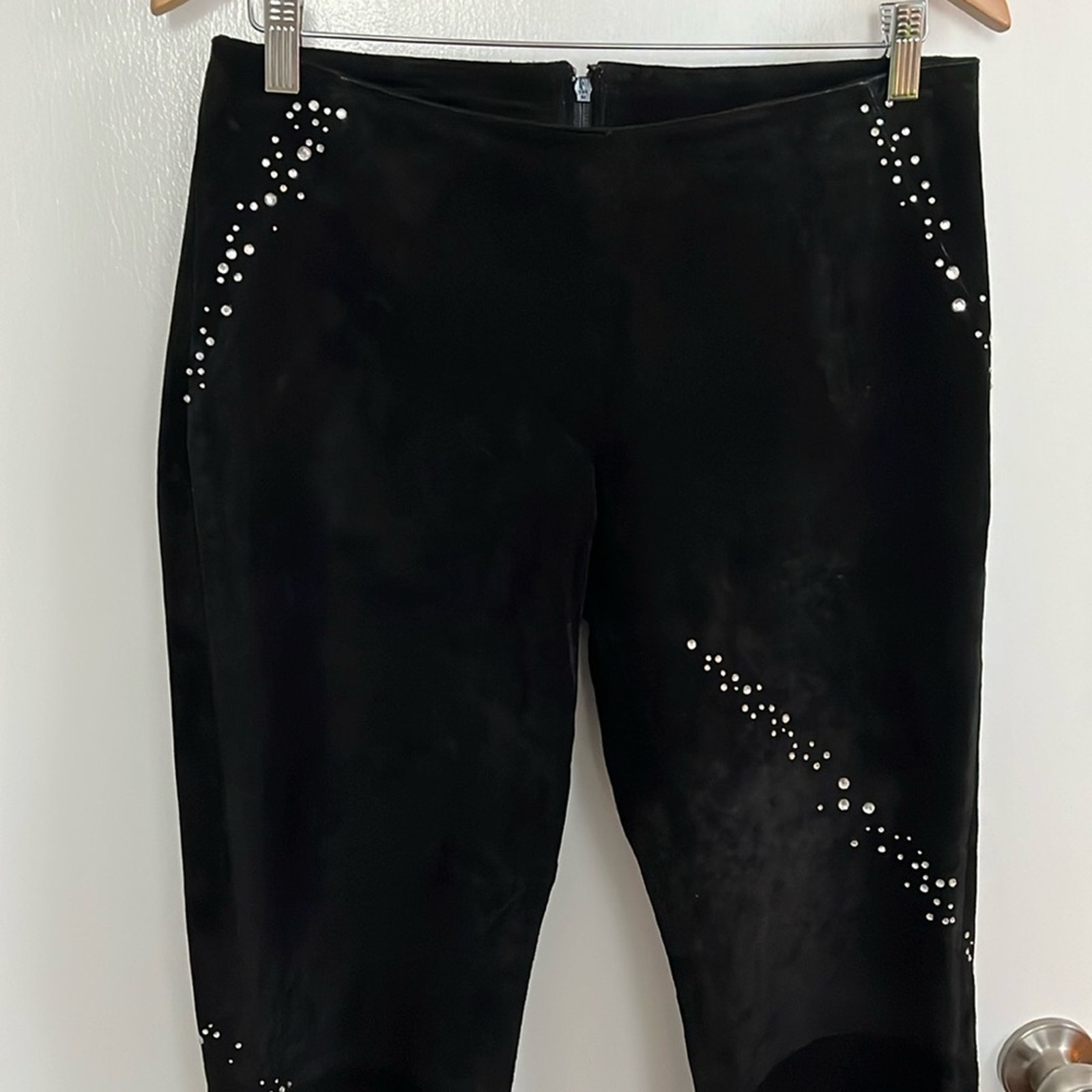 Wilson Leather Vintage Rhinestone Embellished Pants Size 8