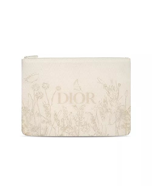 Beige Dior Pouch
