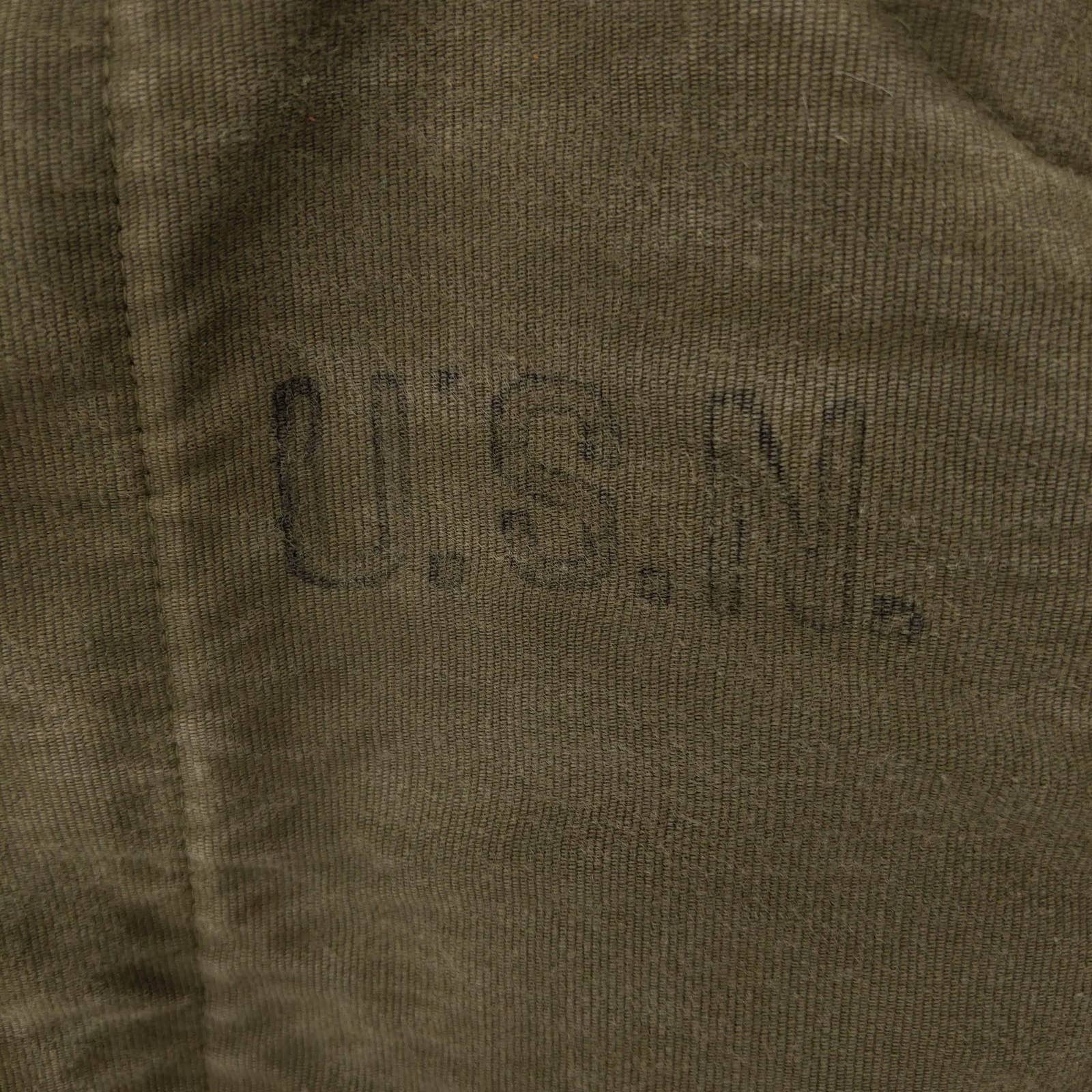 US Navy USN WWII Bibs Overalls Cold Weather Deck Pants Wool Lined Military Army - detail
