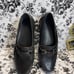 Bass Black Leather Woman’s Size 6 Loafers