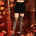 Black Corduroy Ribbed Mini Skirt NWT Size Small