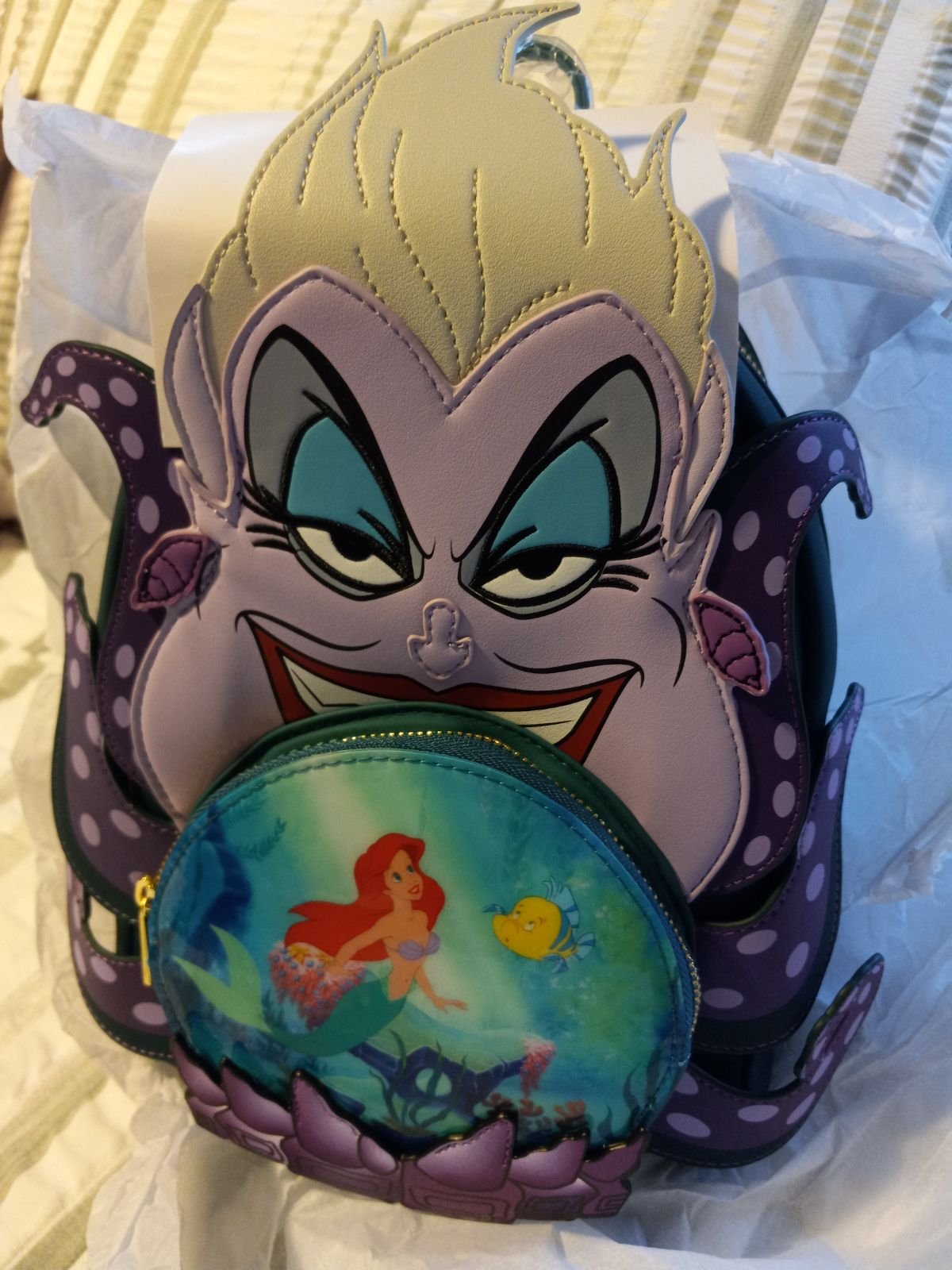 New Disney Loungefly Ursula Backpack