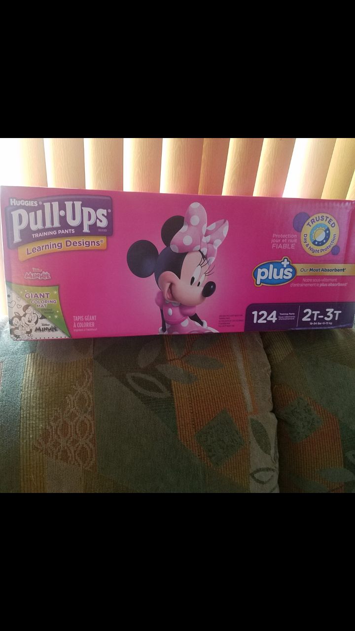 Huggies Pull ups 2t-3t 124 count
