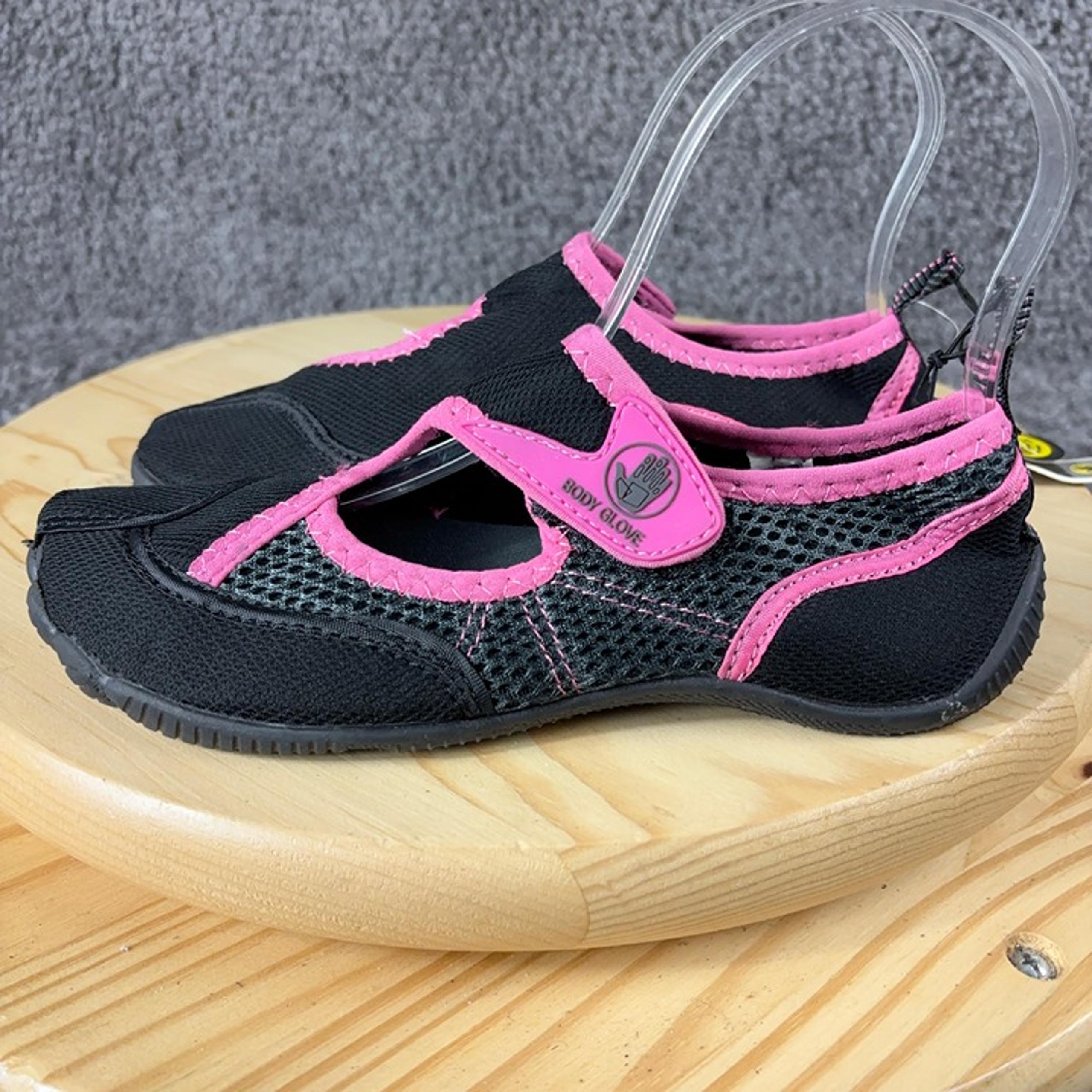 Body Glove Horizon Water Shoes Girls Size 4 Black Pink Barefoot Minimalist Surf