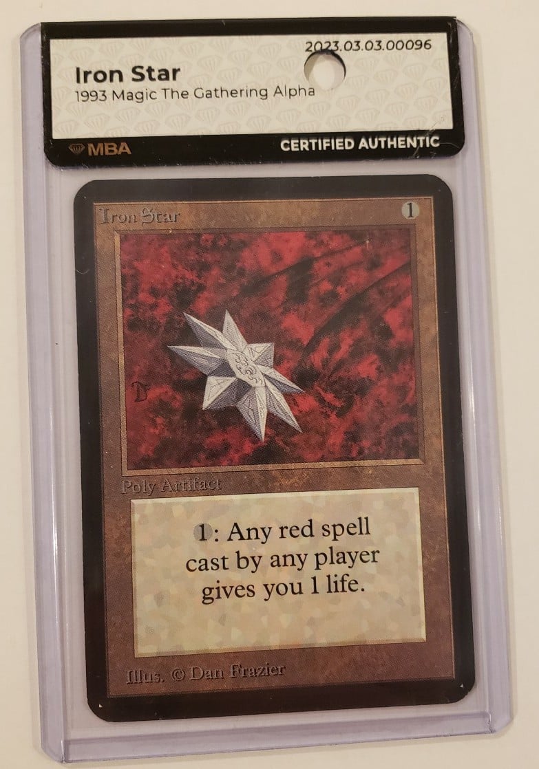 Magic the gathering iron star alpha