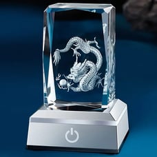 3D laser China Dragon color night light office or home decoration