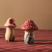 NIB Anthropologie Mushroom Fungi Nathalie Lété Whimsical Salt & Pepper Skakers
