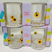 Anthropologie Inspired Icon Dot Glasses Sunflower Set of 4 | TikTok VIRAL