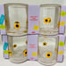 Anthropologie Inspired Icon Dot Glasses Sunflower Set of 4 | TikTok VIRAL