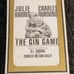 The Gin Game Playing Cards Signed By Deceased Stars Charles Durning&Julie Harris