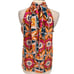 Rachel Zoe Back Tie Printed Halter Top Size Medium NWT