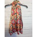 Rachel Zoe Back Tie Printed Halter Top Size Medium NWT