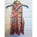 Rachel Zoe Back Tie Printed Halter Top Size Medium NWT