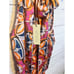 Rachel Zoe Back Tie Printed Halter Top Size Medium NWT