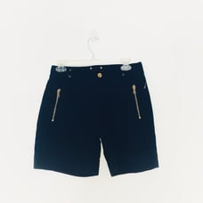 Ralph Lauren black Bermuda shorts gold 2