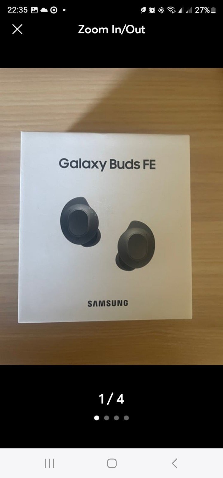Samsung Galaxy Buds FE Bluetooth Wireless Earbuds. Graphite Black. New