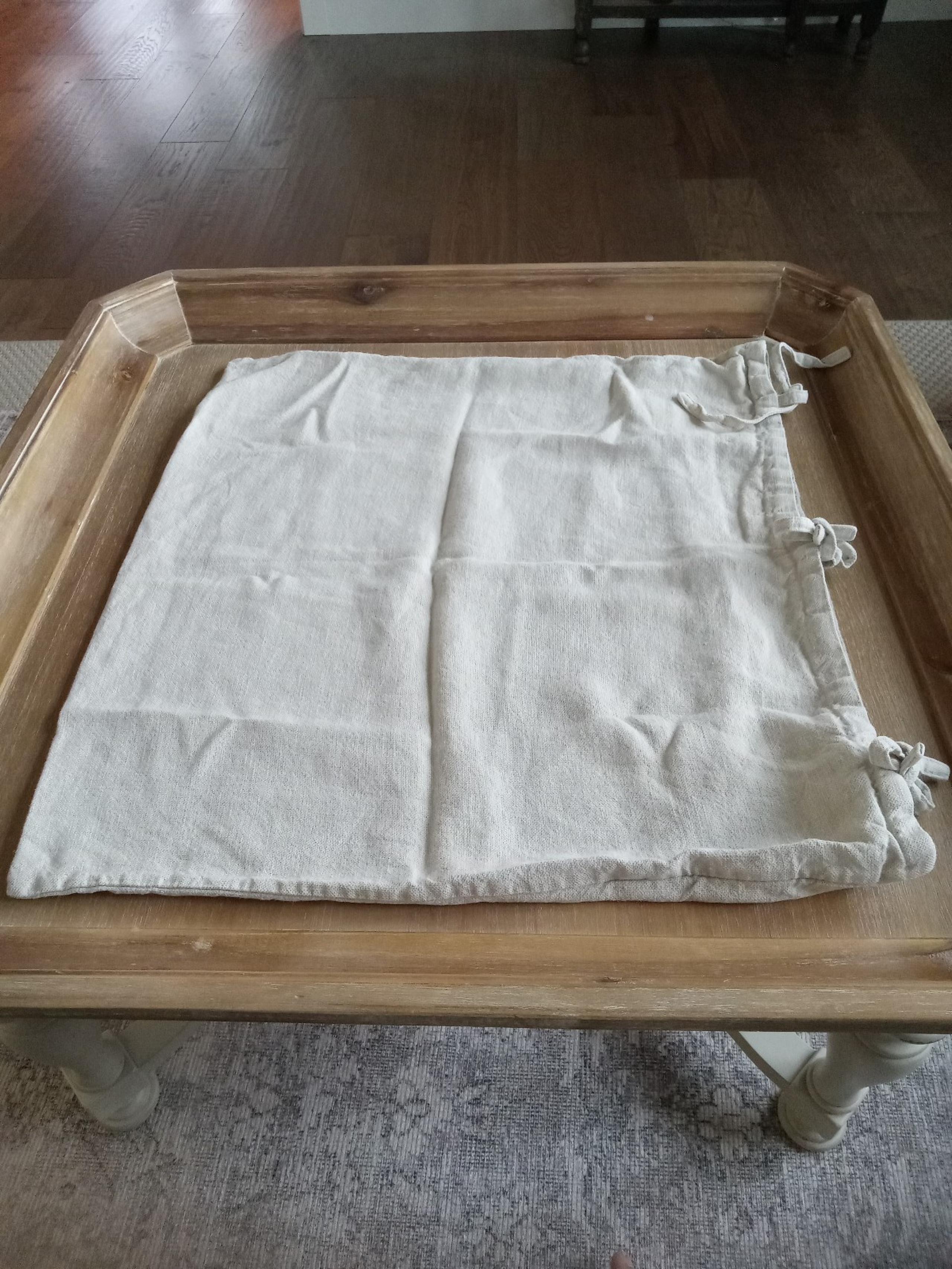 Ikea beige ursula pillow sham 24x24 linen great condition