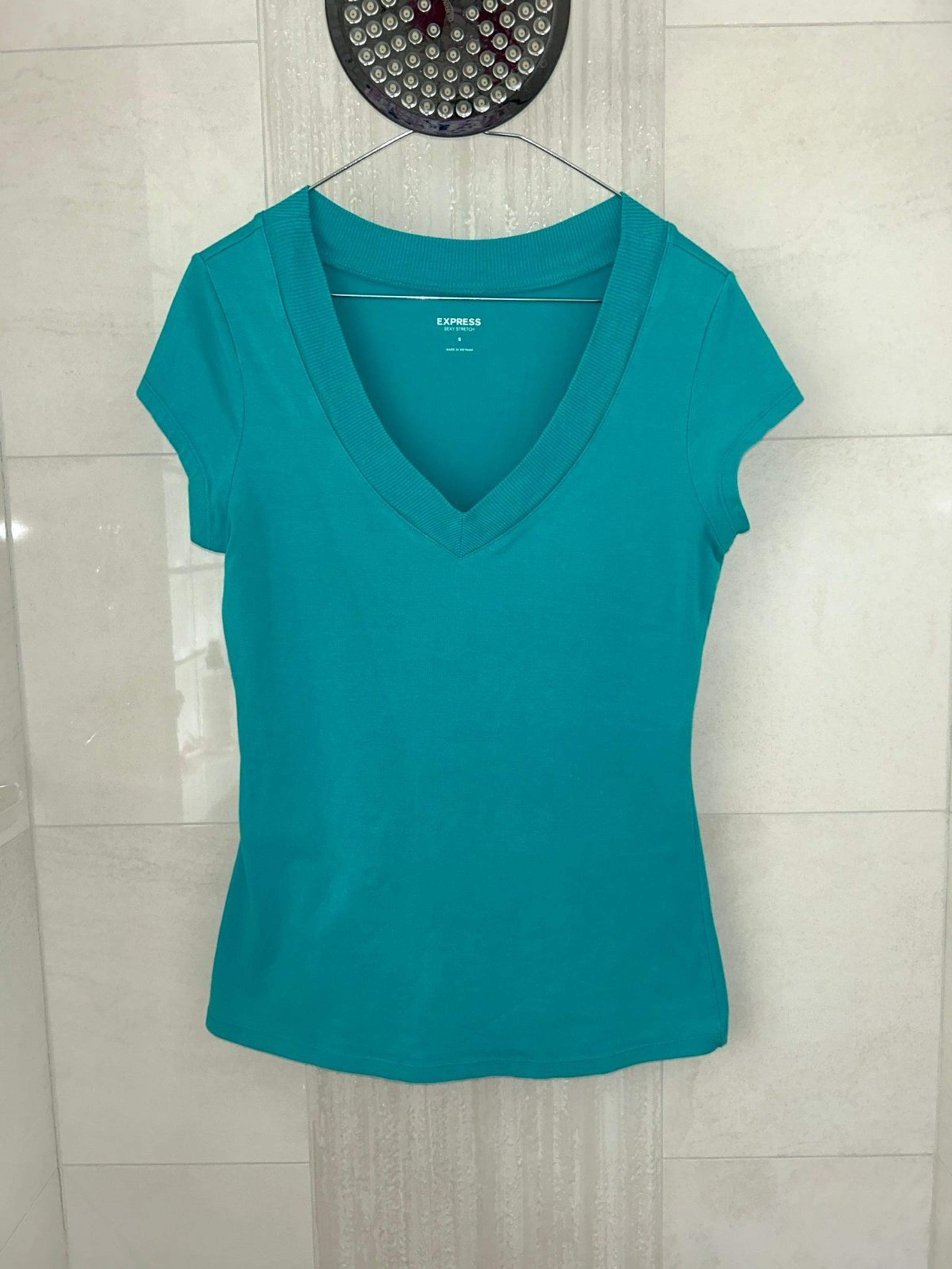 Women’s Express Sexy Small Turquoise Tee Shirt