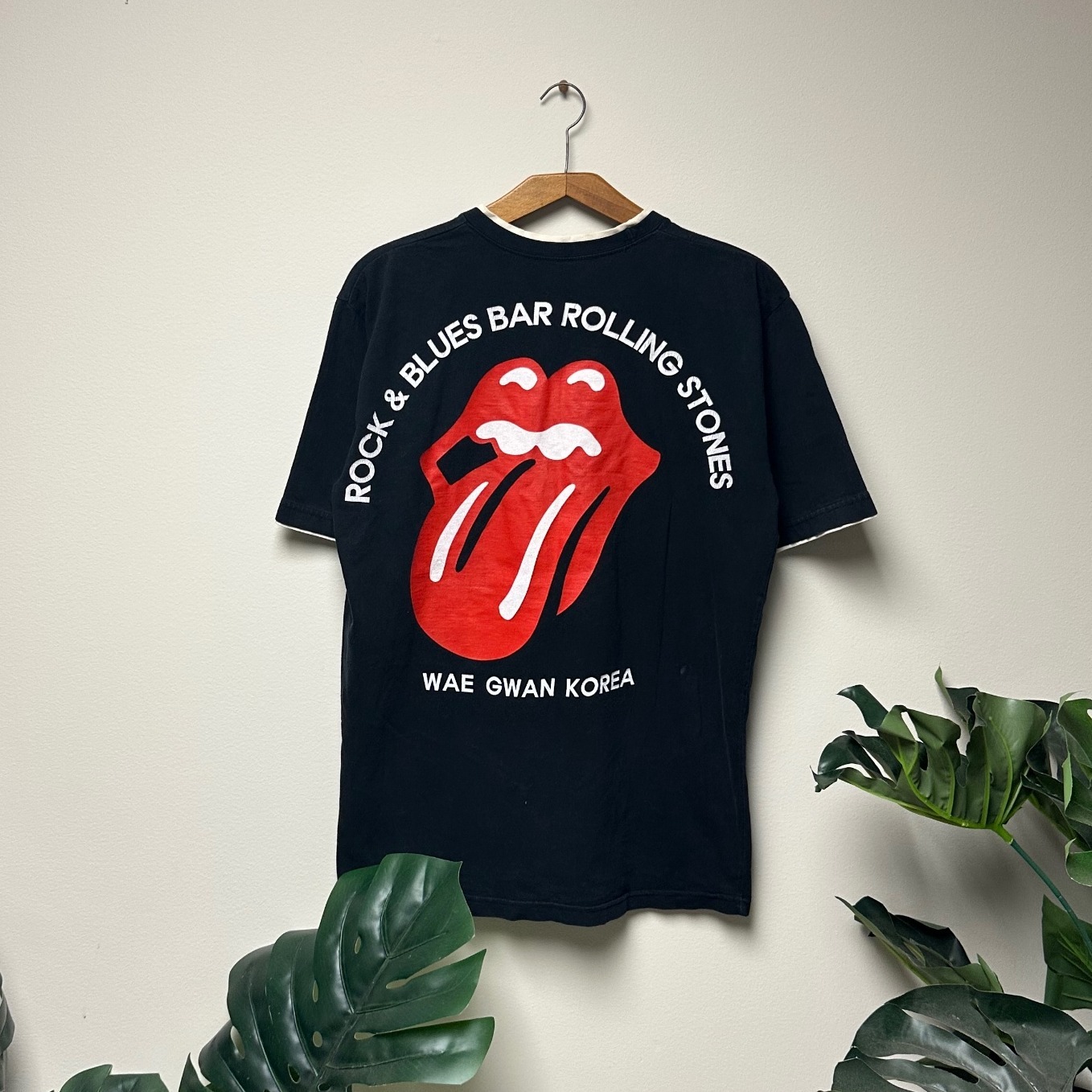 Vintage 90s The Rolling Stones Korea Band Grail Shirt